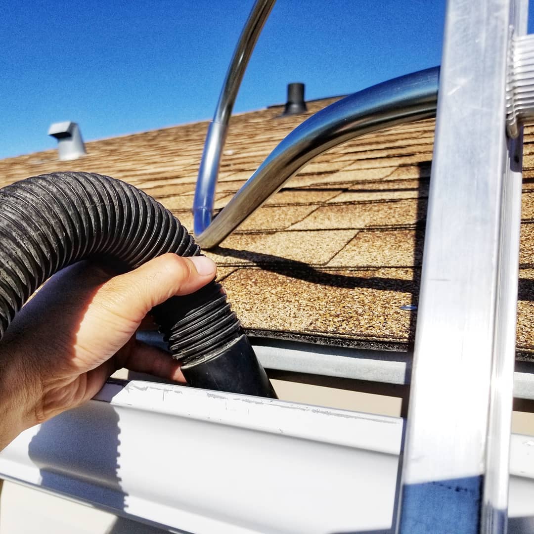 Vacuum Gutter Cleaning